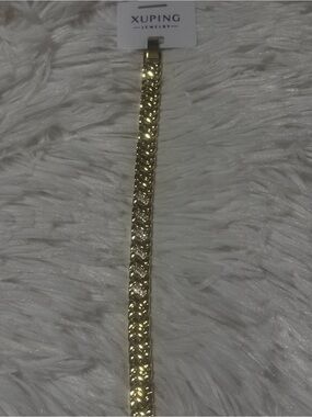 Xuping Gold-Color Linked Bracelet for Women